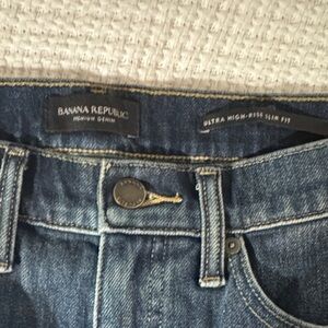 Banana Republic ultra High-Rise slim fit Denim Jeans